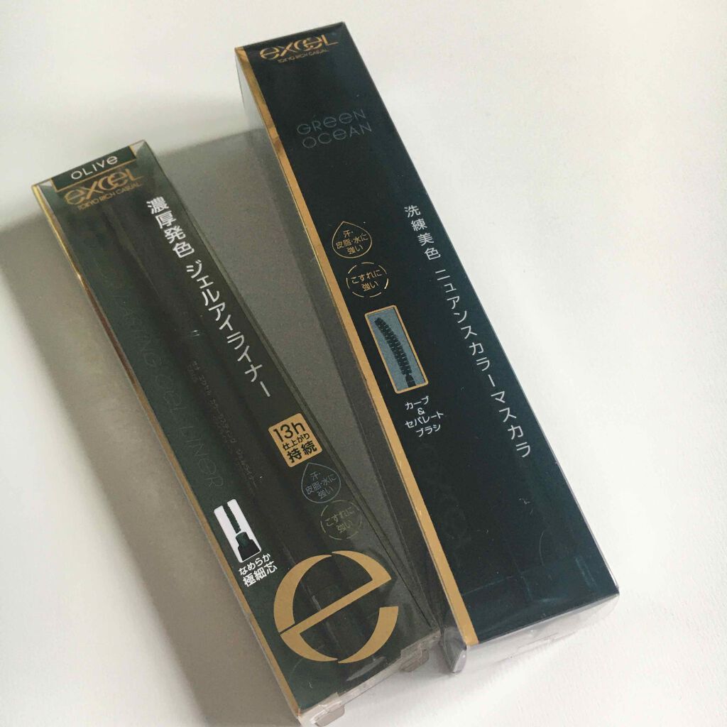 カラーラスティング ジェルライナー/excel/ジェルアイライナーを使ったクチコミ（1枚目）