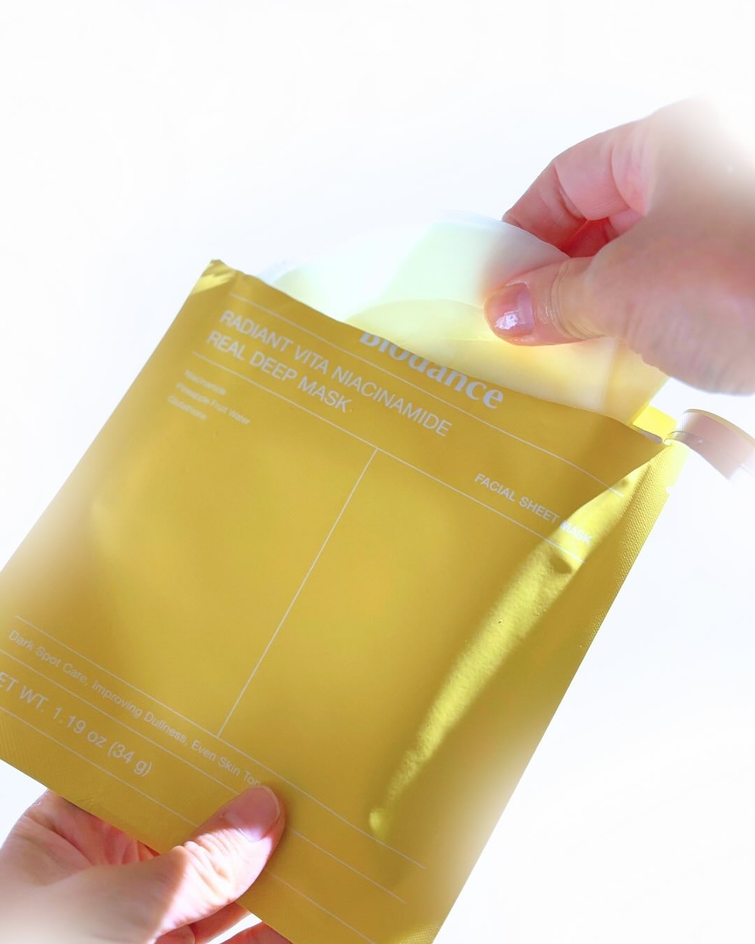ビタナイアシンアミド リアルディープマスク/Biodance/シートマスク・パックを使ったクチコミ（2枚目）