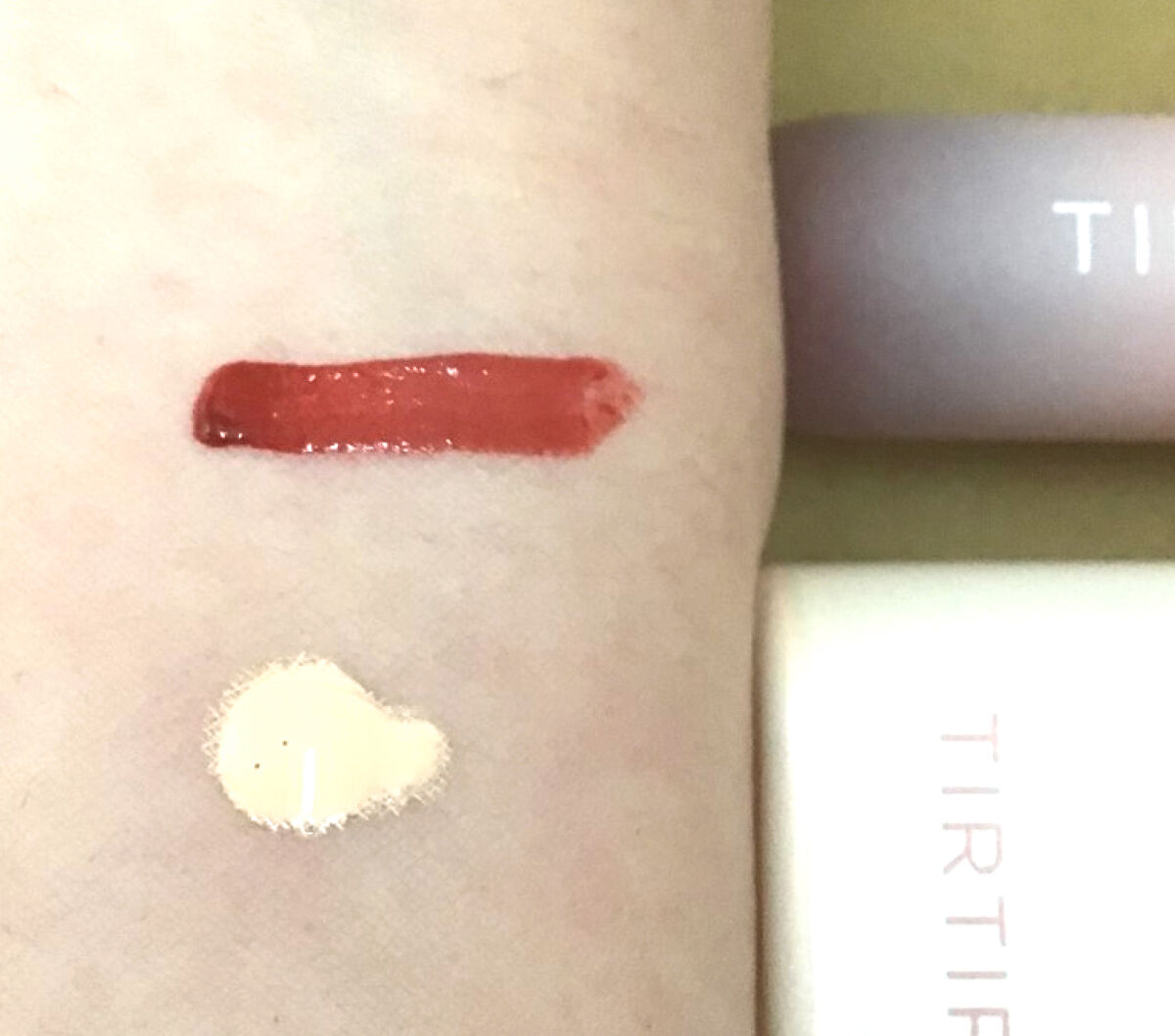 カラーラスティングリップティント/TIRTIR(ティルティル)/リップティントを使ったクチコミ（1枚目）
