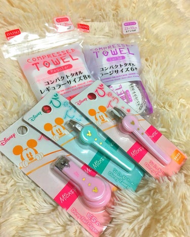 びゅうてぃ。 Disney爪切り/DAISO/ネイル用品を使ったクチコミ（1枚目）