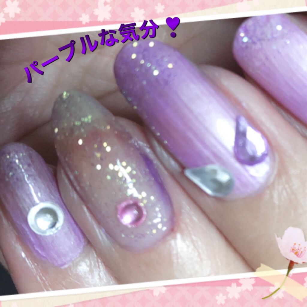 ネイルシール/セリア/ネイルシールを使ったクチコミ(1枚目)