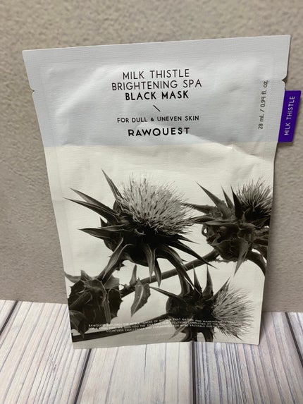 ミルクシスルブライトニングスパブラックマスク/RAWQUEST/シートマスク・パックを使ったクチコミ(1枚目)
