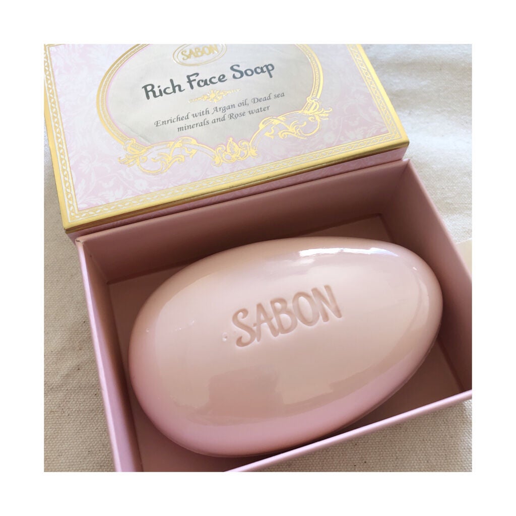 リッチフェイスソープ/SABON/洗顔石鹸を使ったクチコミ(2枚目)