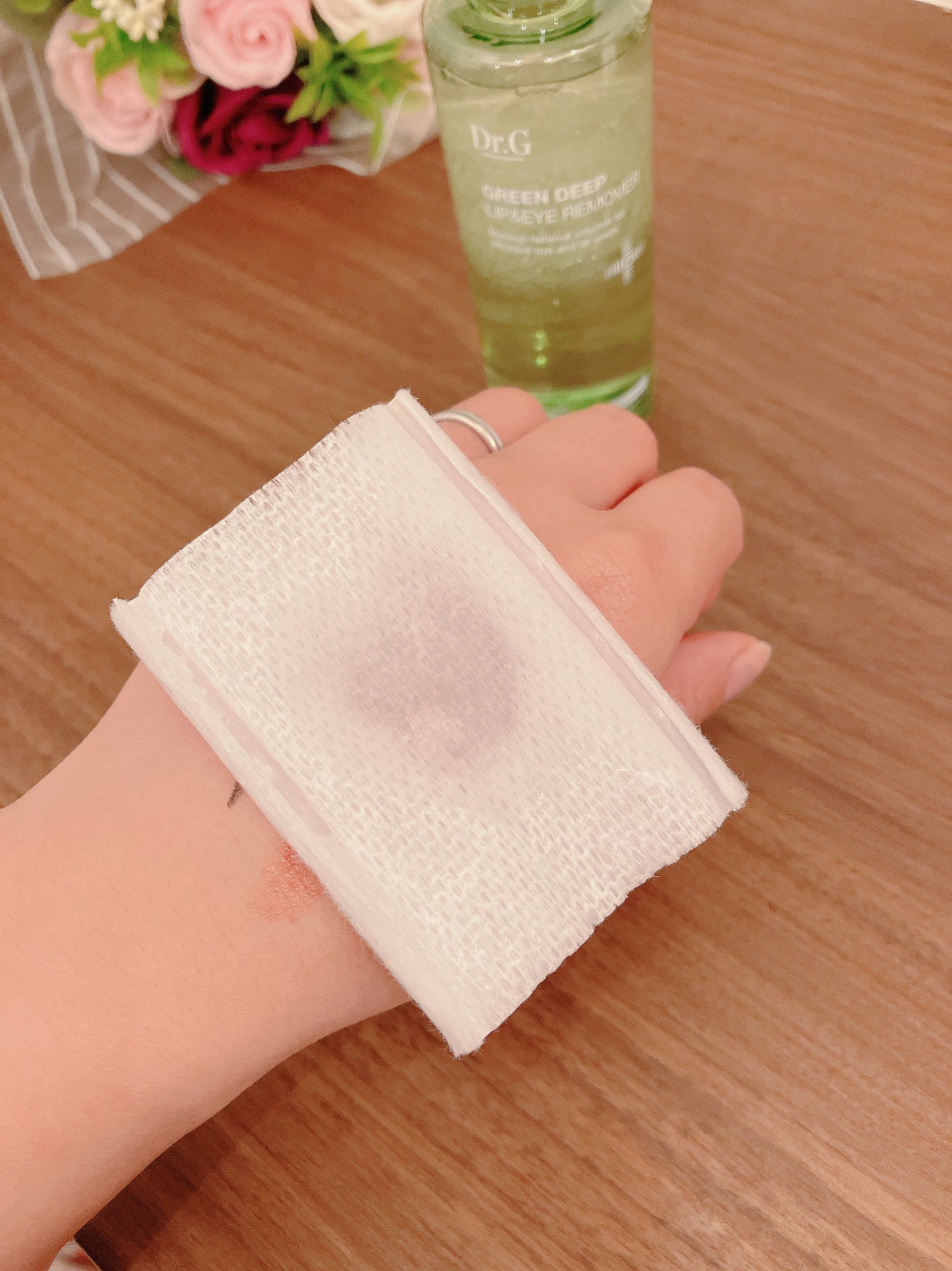 グリーンディープリップ&アイリムーバー/Dr.G/ポイントメイクリムーバーを使ったクチコミ(3枚目)