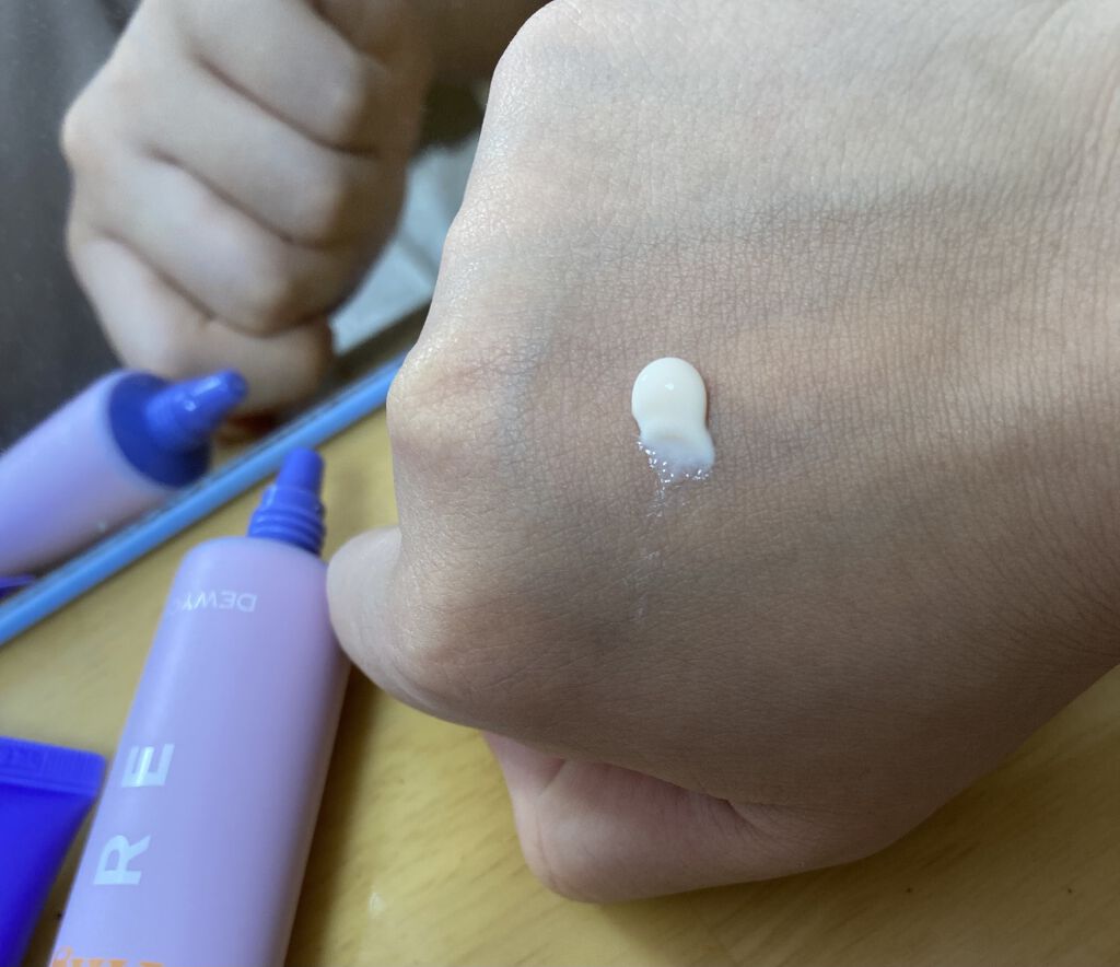 ピュアリングクリーム/DEWYCEL/化粧下地を使ったクチコミ（2枚目）