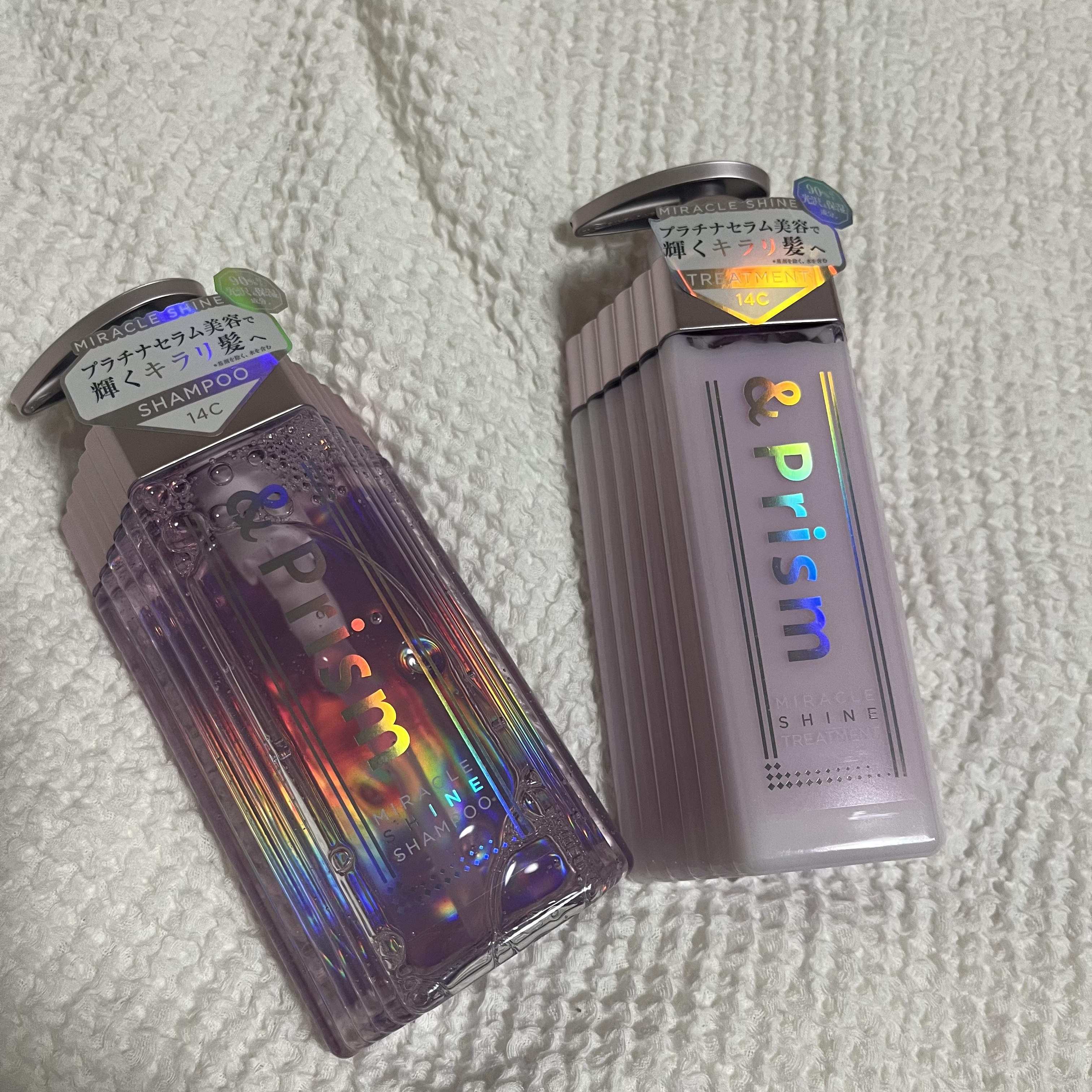 ミラクル シャイン シャンプー/ヘアトリートメント/&Prism/市販シャンプーを使ったクチコミ（1枚目）