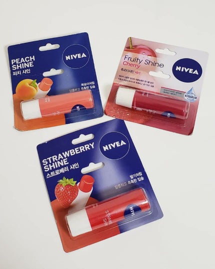 ニベア リップケアシャインシリーズ(韓国限定)/NIVEA(海外)/リップクリームを使ったクチコミ(1枚目)