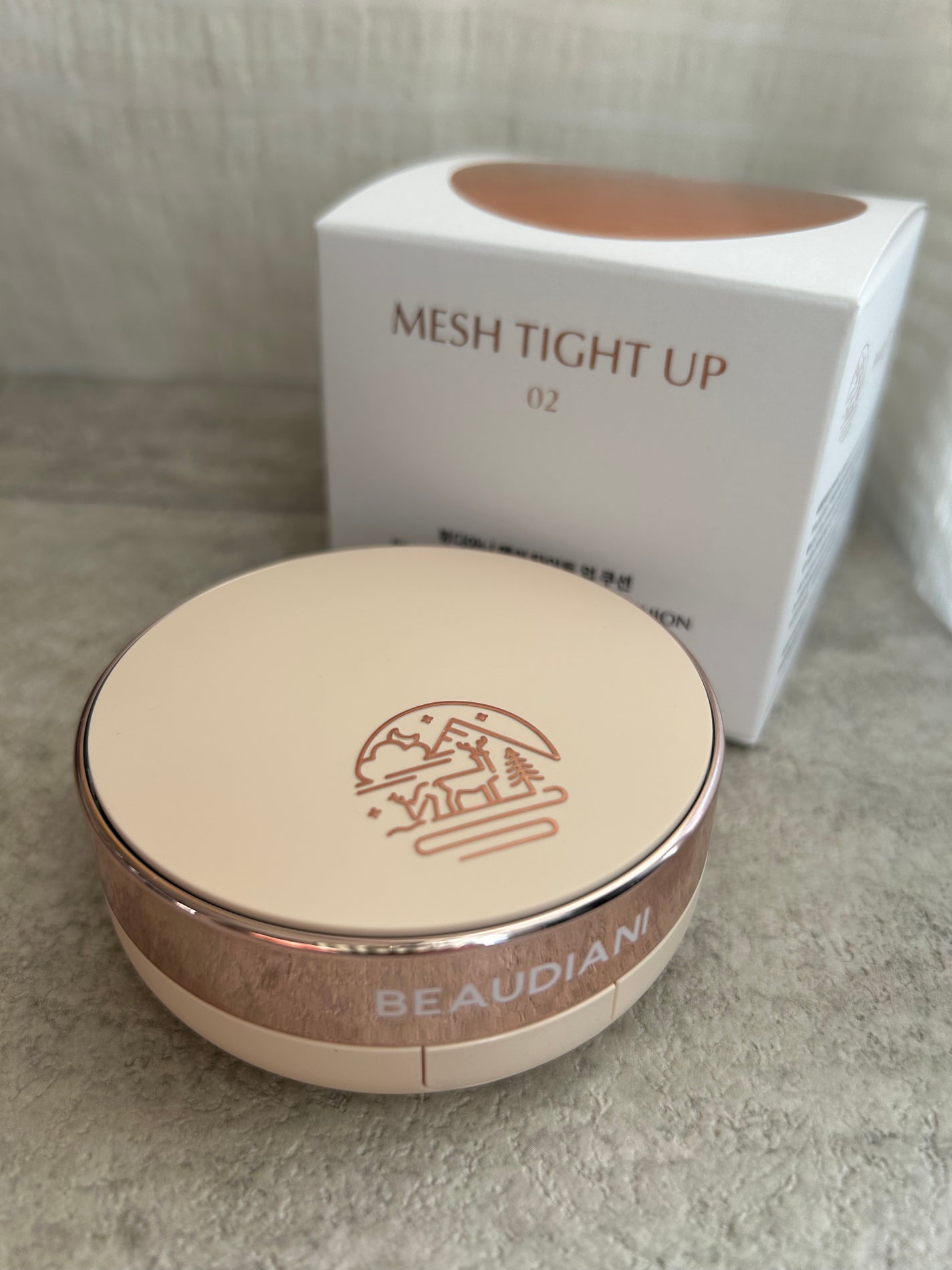 メッシュタイトアップクッション/BEAUDIANI/クッションファンデーションを使ったクチコミ(4枚目)