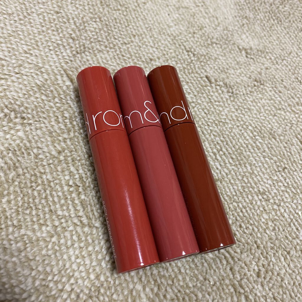 ジューシーラスティングティント/rom&nd/リップティントを使ったクチコミ（1枚目）