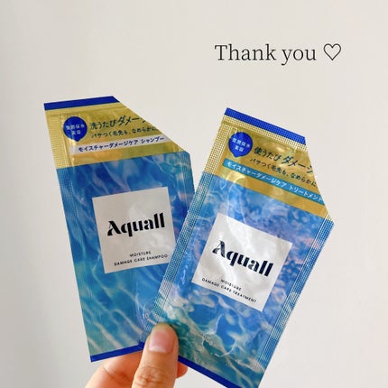 モイスチャーダメージケア シャンプー/トリートメント/Aquall/市販シャンプーを使ったクチコミ(1枚目)