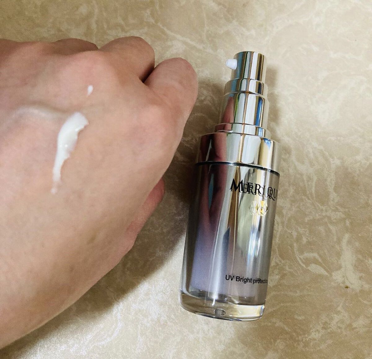 UVブライトプロテクション/MERIQUE/化粧下地を使ったクチコミ（2枚目）