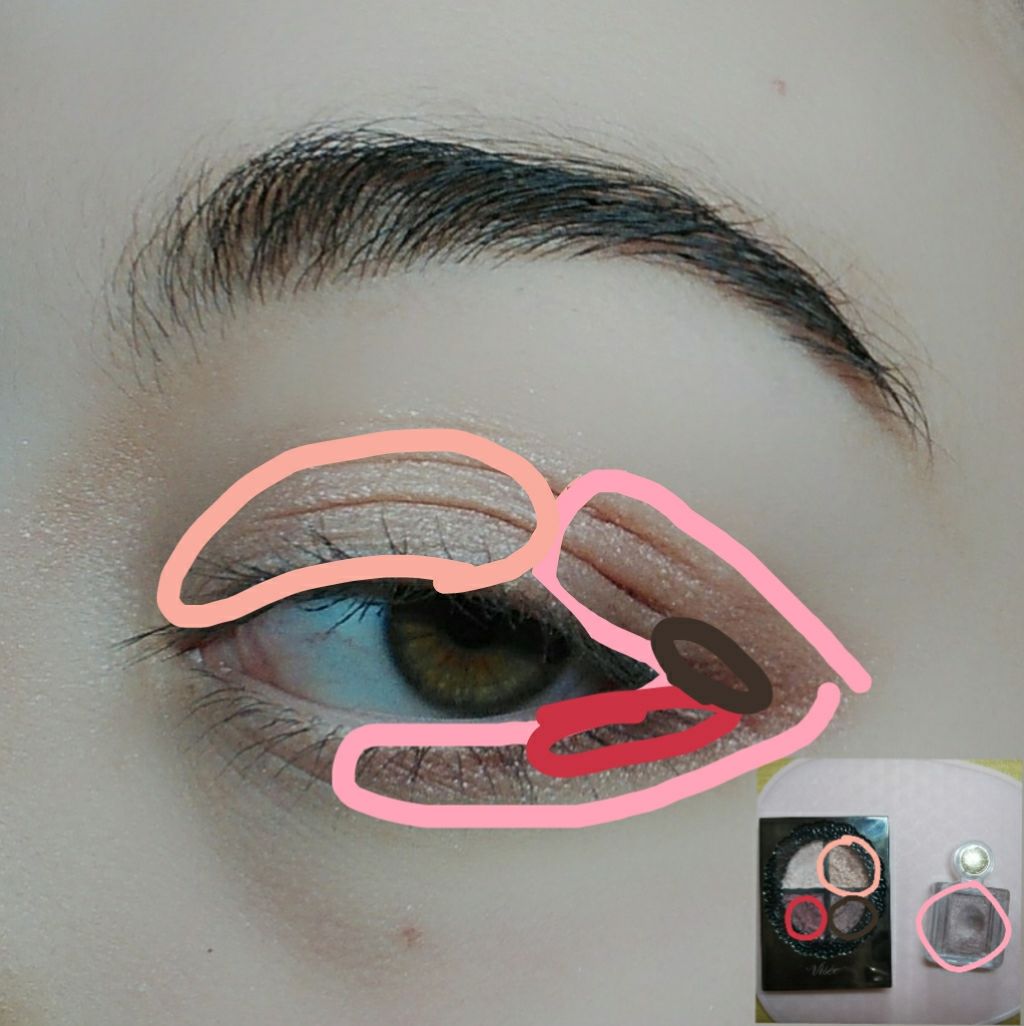 グロッシーリッチ アイズ/Visée/アイシャドウパレットを使ったクチコミ(3枚目)