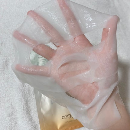 ディープモイスチャー マスク (ケアクリーム付き)/cerXcer/シートマスク・パックを使ったクチコミ(2枚目)