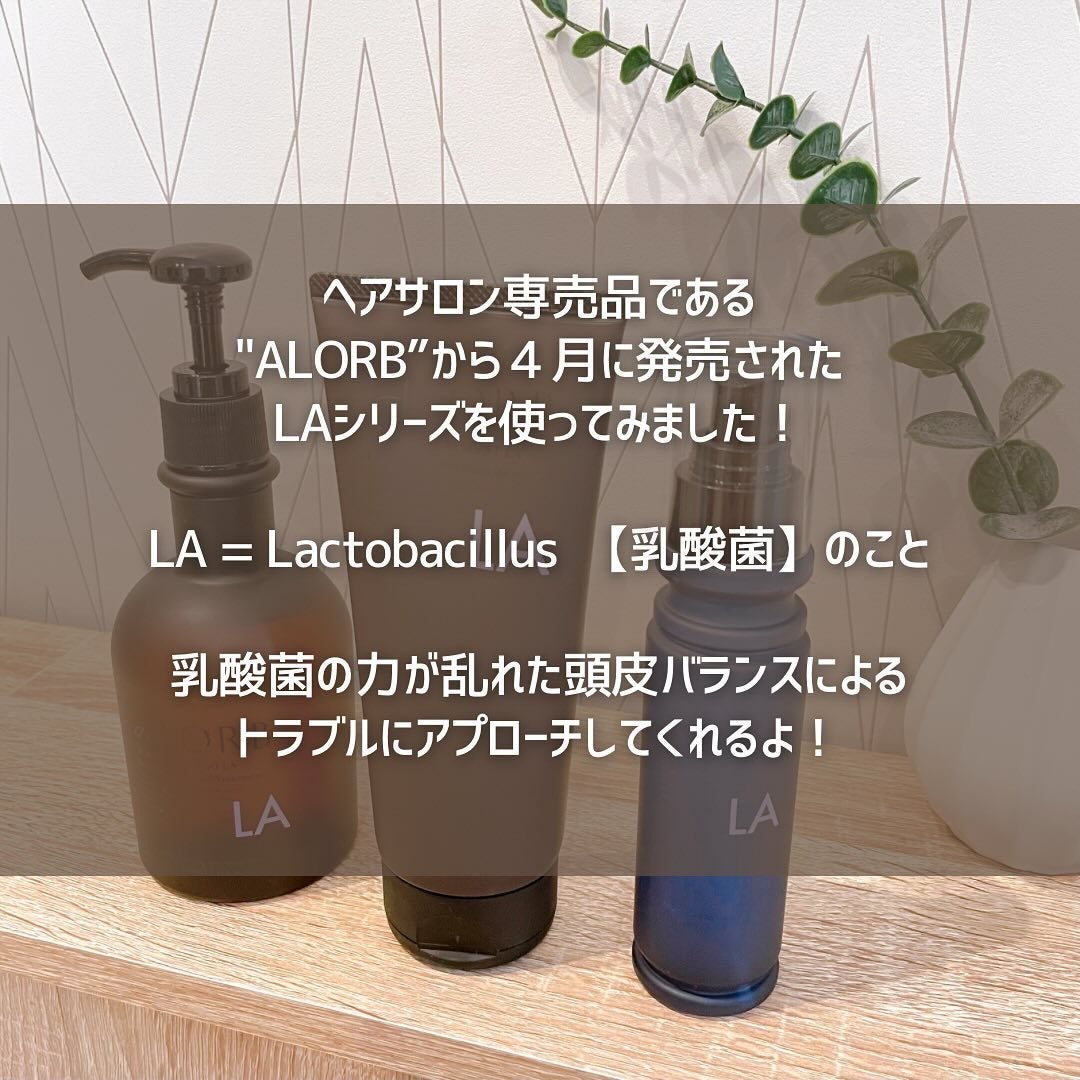 スキャルプシャンプーLA/トリートメントLA/ALORB/サロンシャンプーを使ったクチコミ(2枚目)