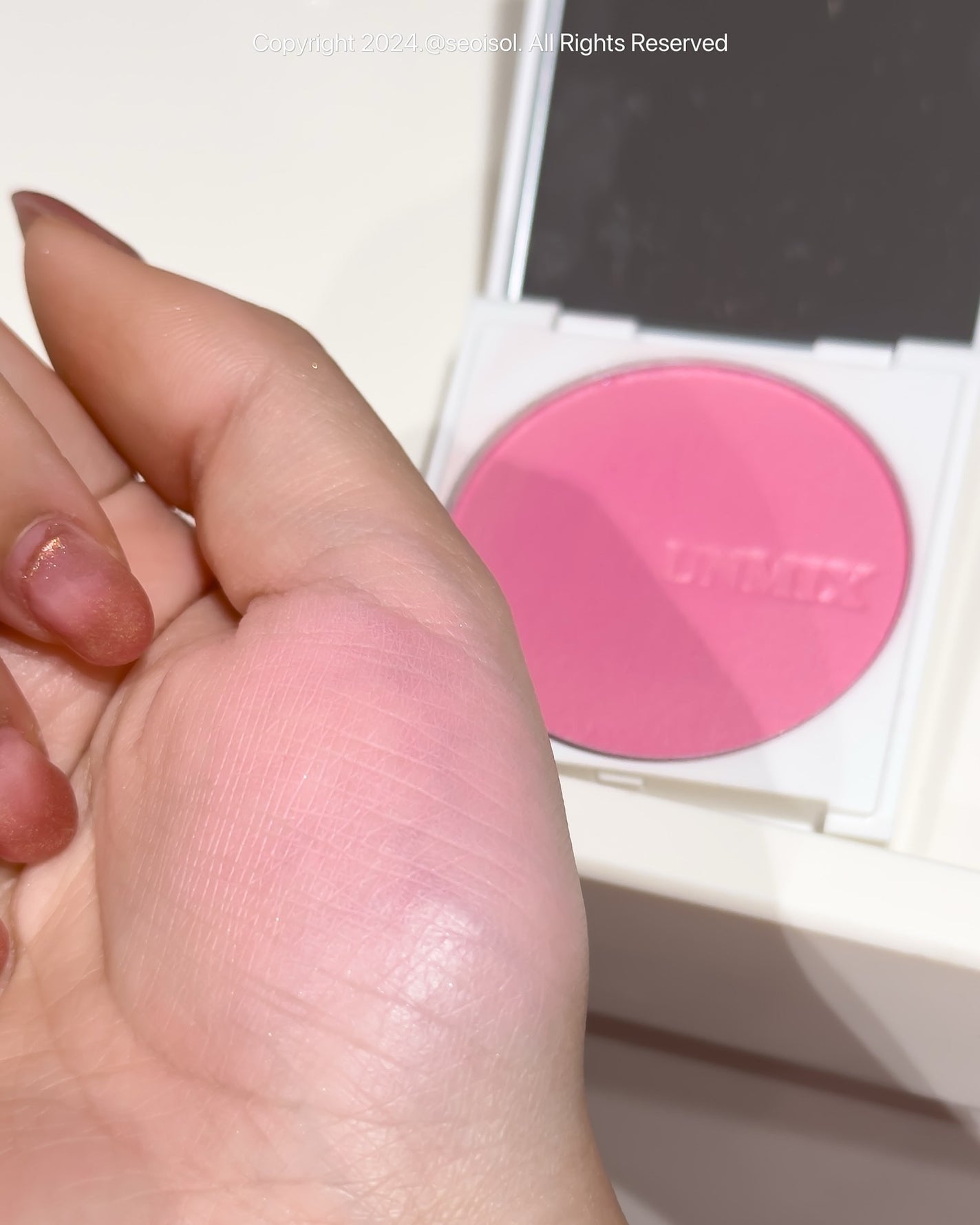 フェイスグロウ/UNMIX/パウダーチークを使ったクチコミ(2枚目)