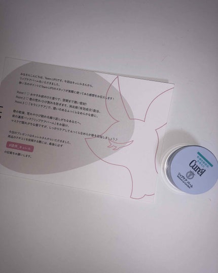 リップケア バーム/キュレル/リップバームを使ったクチコミ(1枚目)