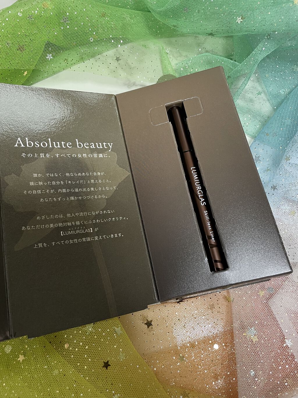スキルレスライナー/LUMIURGLAS/リキッドアイライナーを使ったクチコミ（2枚目）