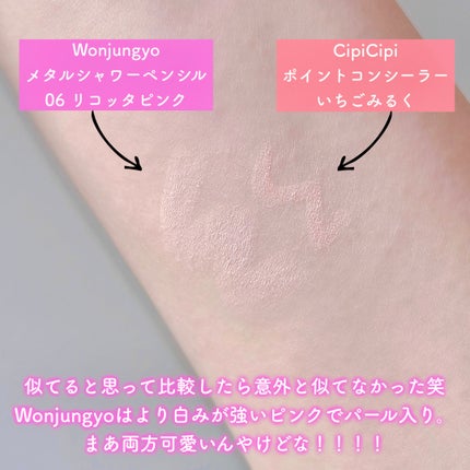 ウォンジョンヨ メタルシャワーペンシル/Wonjungyo/スティックアイシャドウを使ったクチコミ(3枚目)