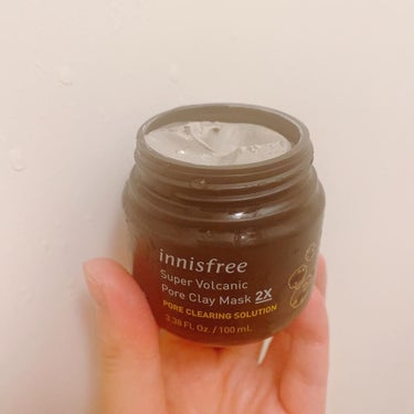 スーパーヴォルカニック　ポア　クレイマスク/innisfree/洗い流すパック・マスクを使ったクチコミ（4枚目）