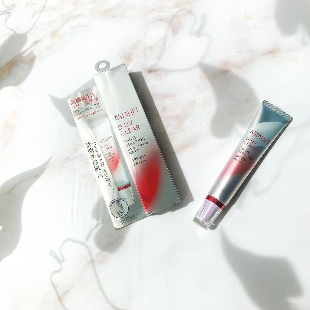 D-UVクリア ホワイトソリューション/アスタリフト/日焼け止めクリームを使ったクチコミ（1枚目）