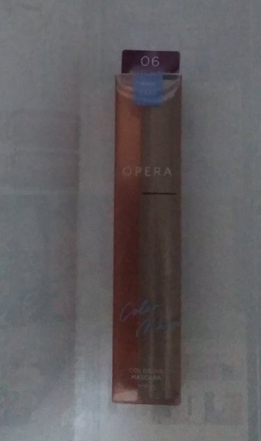 オペラ カラーリングマスカラ 105 パープルクォーツ （限定色）/OPERA/マスカラを使ったクチコミ（1枚目）