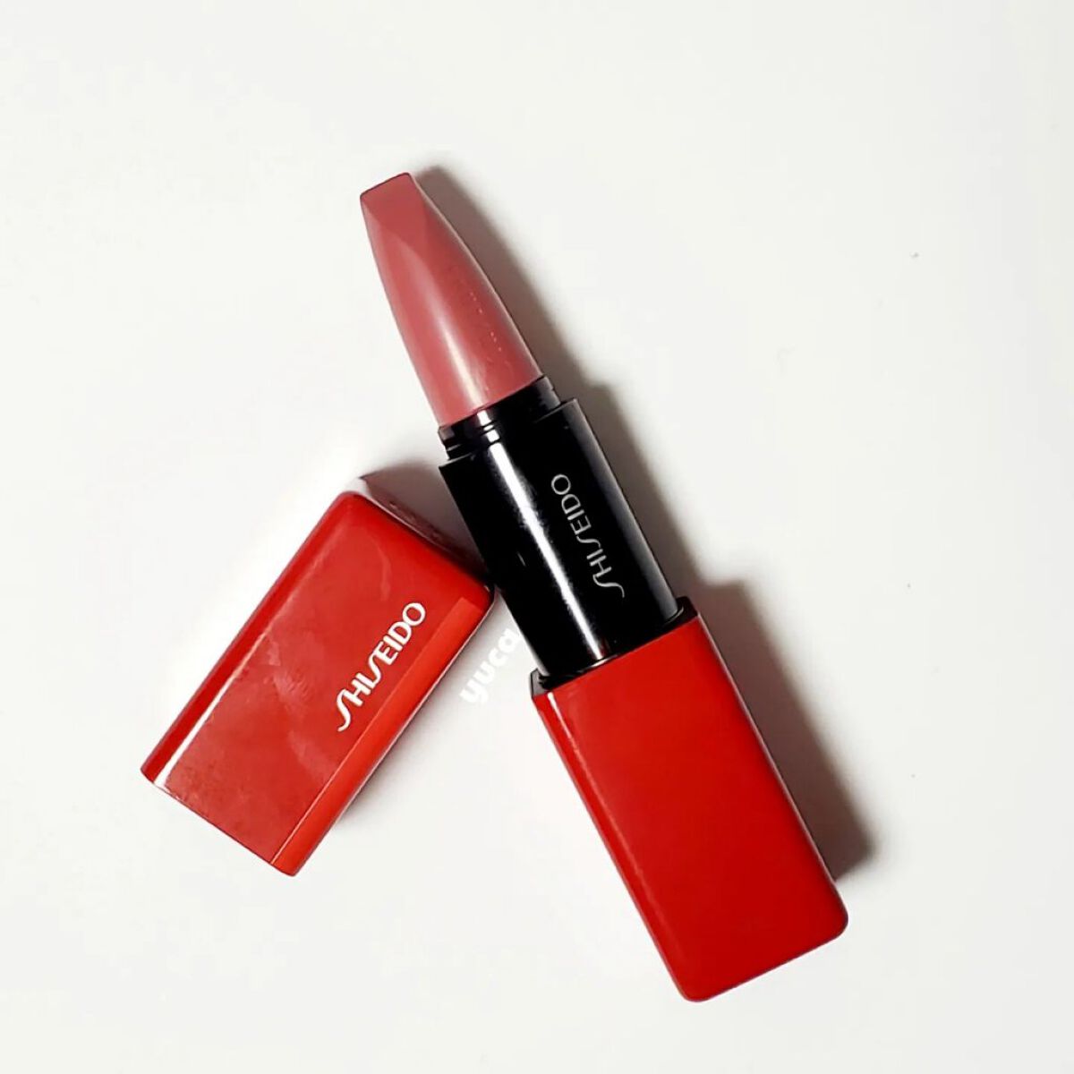 テクノサテン ジェル リップスティック 408	Voltage Rose/SHISEIDO/口紅を使ったクチコミ（2枚目）