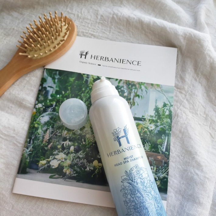 炭酸モイストスパシャンプー/HERBANIENCE/市販シャンプーを使ったクチコミ（1枚目）