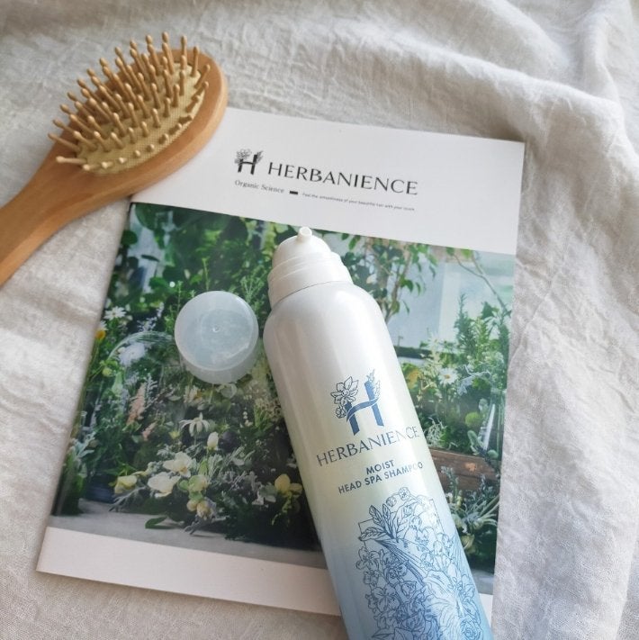 炭酸モイストスパシャンプー/HERBANIENCE/市販シャンプーを使ったクチコミ(1枚目)