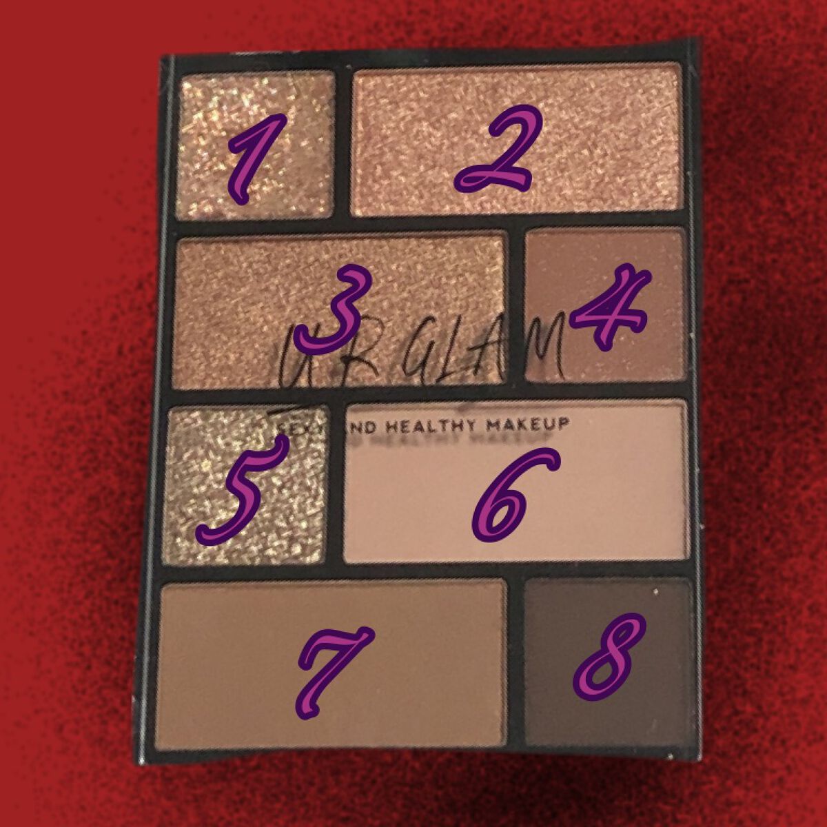 アイシャドウパレット/U R GLAM/アイシャドウパレットを使ったクチコミ(2枚目)
