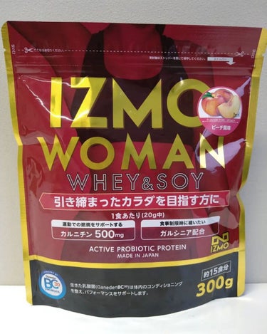 ありがとうこ on LIPS 「IZMOWOMANプロテインピーチ風味引き締まったカラダを目指..」（1枚目）