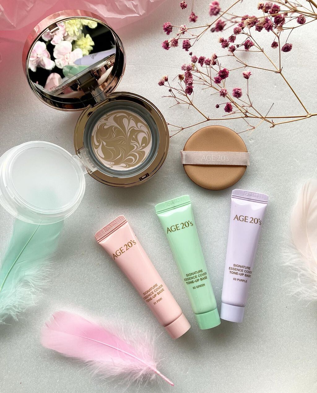 エッセンス カバー パクト モイスチャー/AGE20’s/リキッドファンデーションを使ったクチコミ（1枚目）