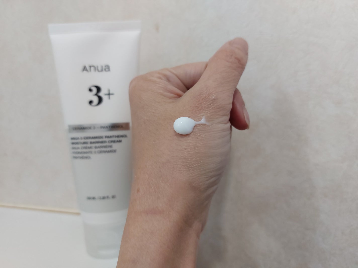 3セラミドパンテノールモイスチャーバリアクリーム/Anua/フェイスクリームを使ったクチコミ(2枚目)