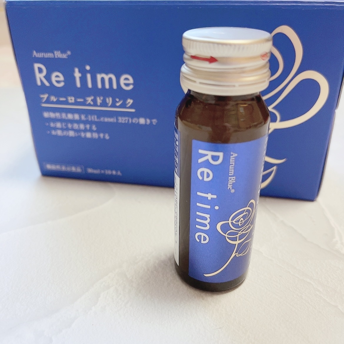 Re time ブルーローズドリンク/オーラムブルー/美容ドリンクを使ったクチコミ（3枚目）