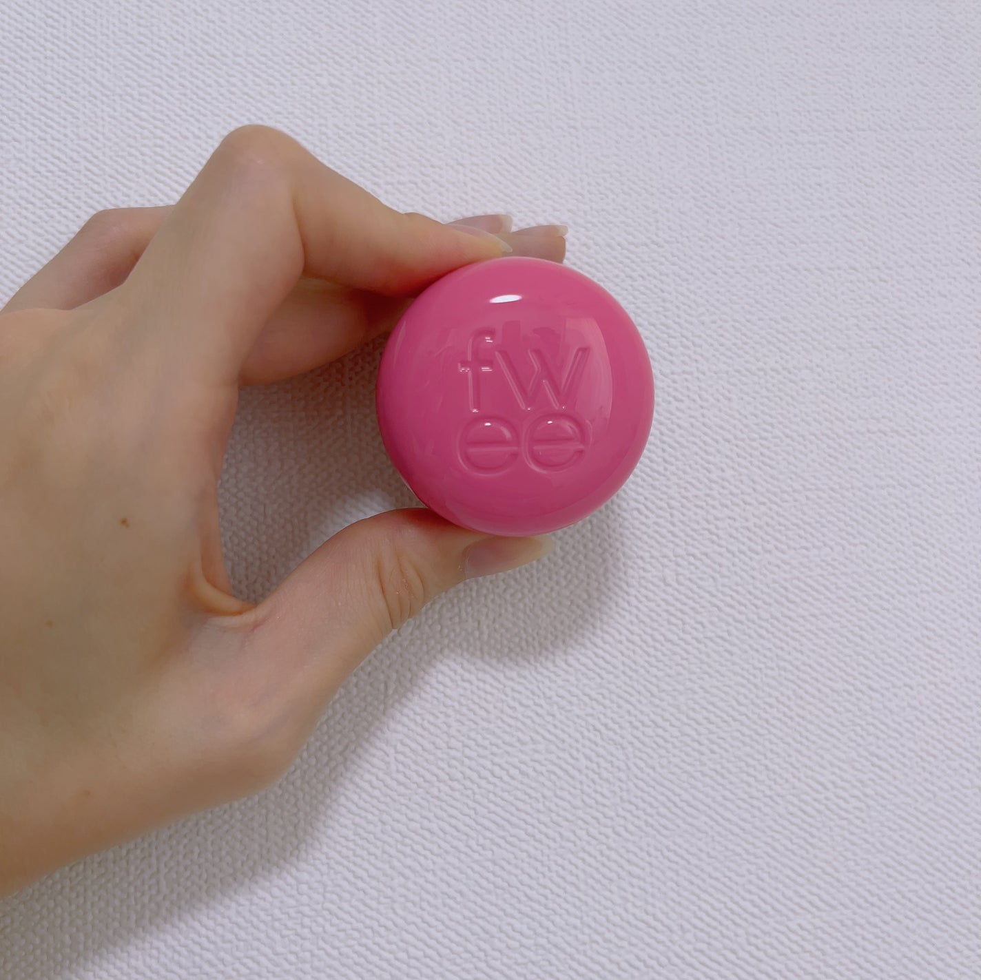 リップアンドチーク ブラーリープリンポット/fwee/口紅を使ったクチコミ(3枚目)