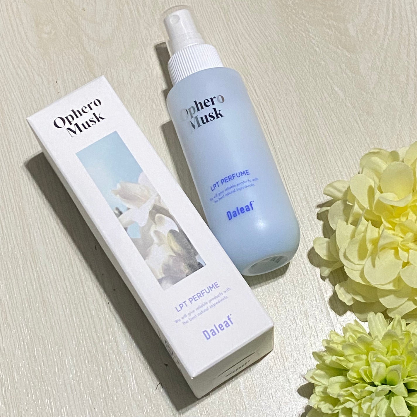 パフュームヘアパックインミスト Ophero Musk/Daleaf/アウトバストリートメントを使ったクチコミ(1枚目)