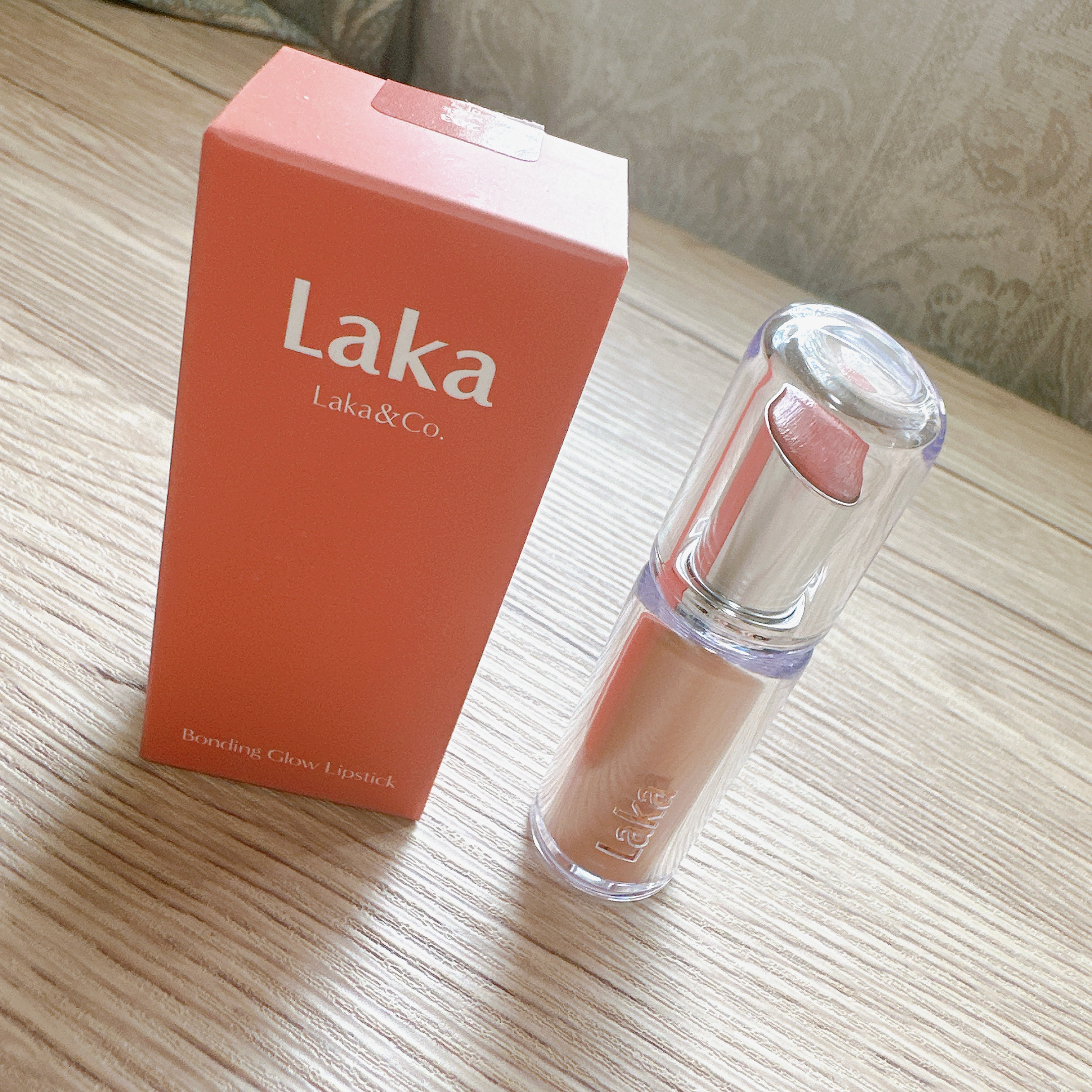 ボンディンググロウリップスティック 203 マーク/Laka/口紅を使ったクチコミ（2枚目）