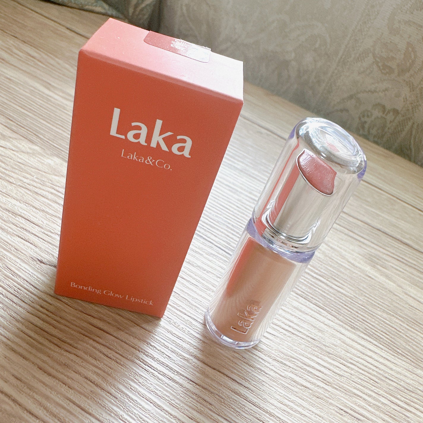 ボンディンググロウリップスティック/Laka/口紅を使ったクチコミ(2枚目)