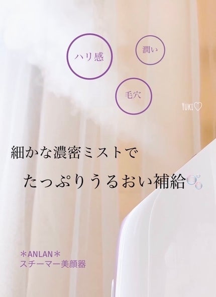 スチーマー美顔器/ANLAN/美顔器・マッサージを使ったクチコミ(1枚目)