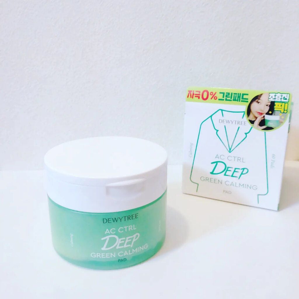 AC コントロール EX ディープ グリーン カーミング パッド 60枚入 /DEWYTREE/トナーパッドを使ったクチコミ(4枚目)