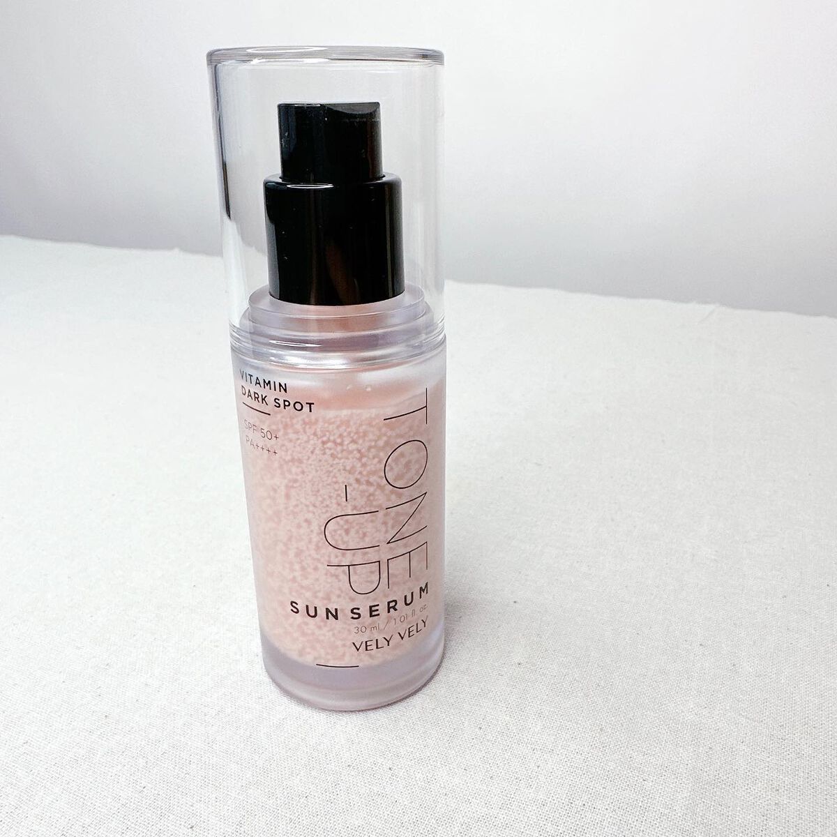 ビタミントーンアップサンセラム/VELY VELY/日焼け止めローションを使ったクチコミ(1枚目)