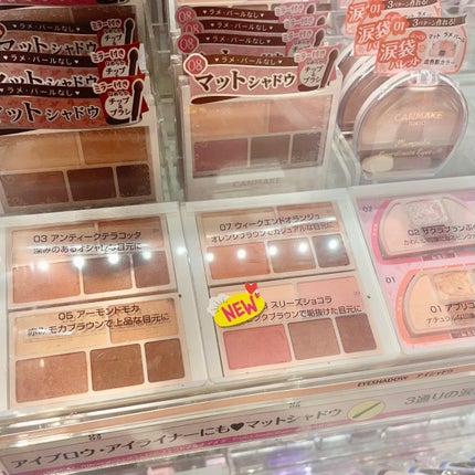 パーフェクトマルチアイズ/キャンメイク/アイシャドウパレットを使ったクチコミ(3枚目)