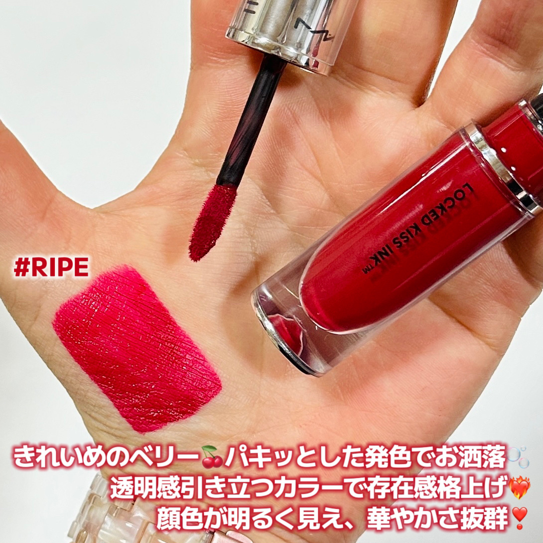 M·A·C ロックド キス インク リップカラー ライプ/M・A・C/口紅を使ったクチコミ（2枚目）