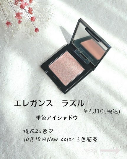 ラズル アイカラー/エレガンス ラズル /単色アイシャドウを使ったクチコミ(2枚目)