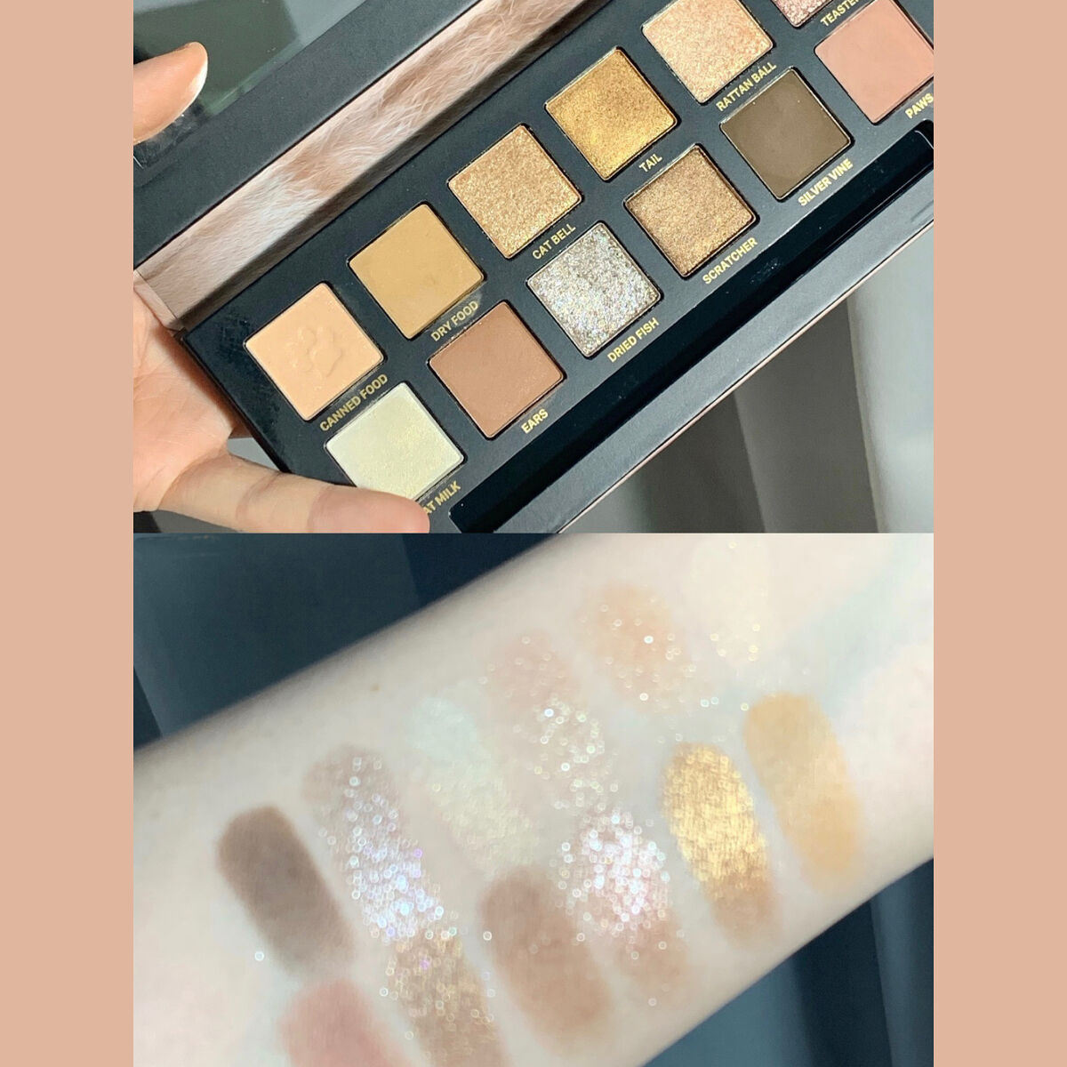 エクスプローラ12色 動物アイシャドウパレット 猫/PERFECT DIARY/アイシャドウパレットを使ったクチコミ（3枚目）