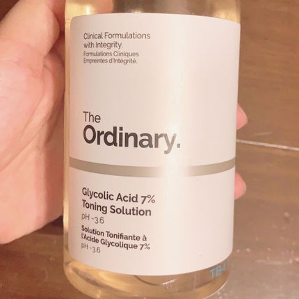 Glycolic Acid 7% Toning  Solution/The Ordinary/ブースター・導入液を使ったクチコミ(2枚目)