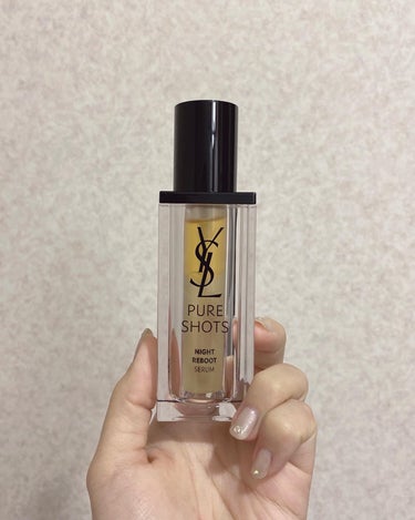 YVES SAINT LAURENT BEAUTE ピュアショット ナイト リチャージセラムのクチコミ「YSL No.1の美容液✨
翌朝、ツヤ・メイクが見違える❤︎
ピュアショット ナイトセラム

.....」（1枚目）