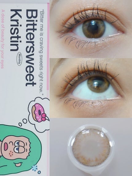 ビタースイートクリスティン/Hapa kristin/カラーコンタクトレンズを使ったクチコミ(2枚目)