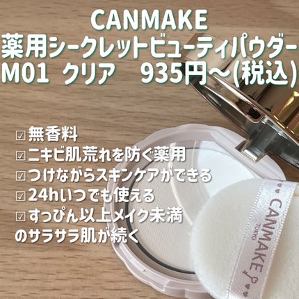 薬用シークレットビューティーパウダー/キャンメイク/フェイスパウダーを使ったクチコミ(2枚目)