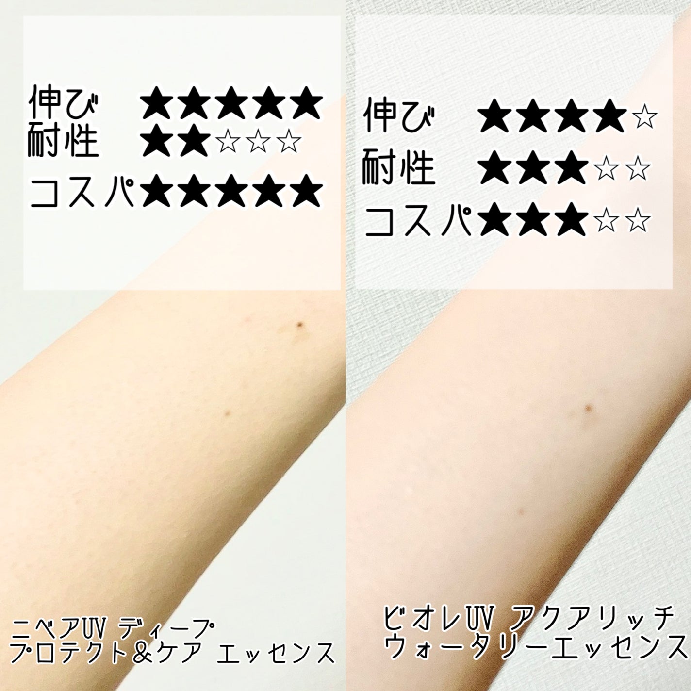 ニベアUV ディープ プロテクト&ケア エッセンス/ニベア/日焼け止めローションを使ったクチコミ(4枚目)