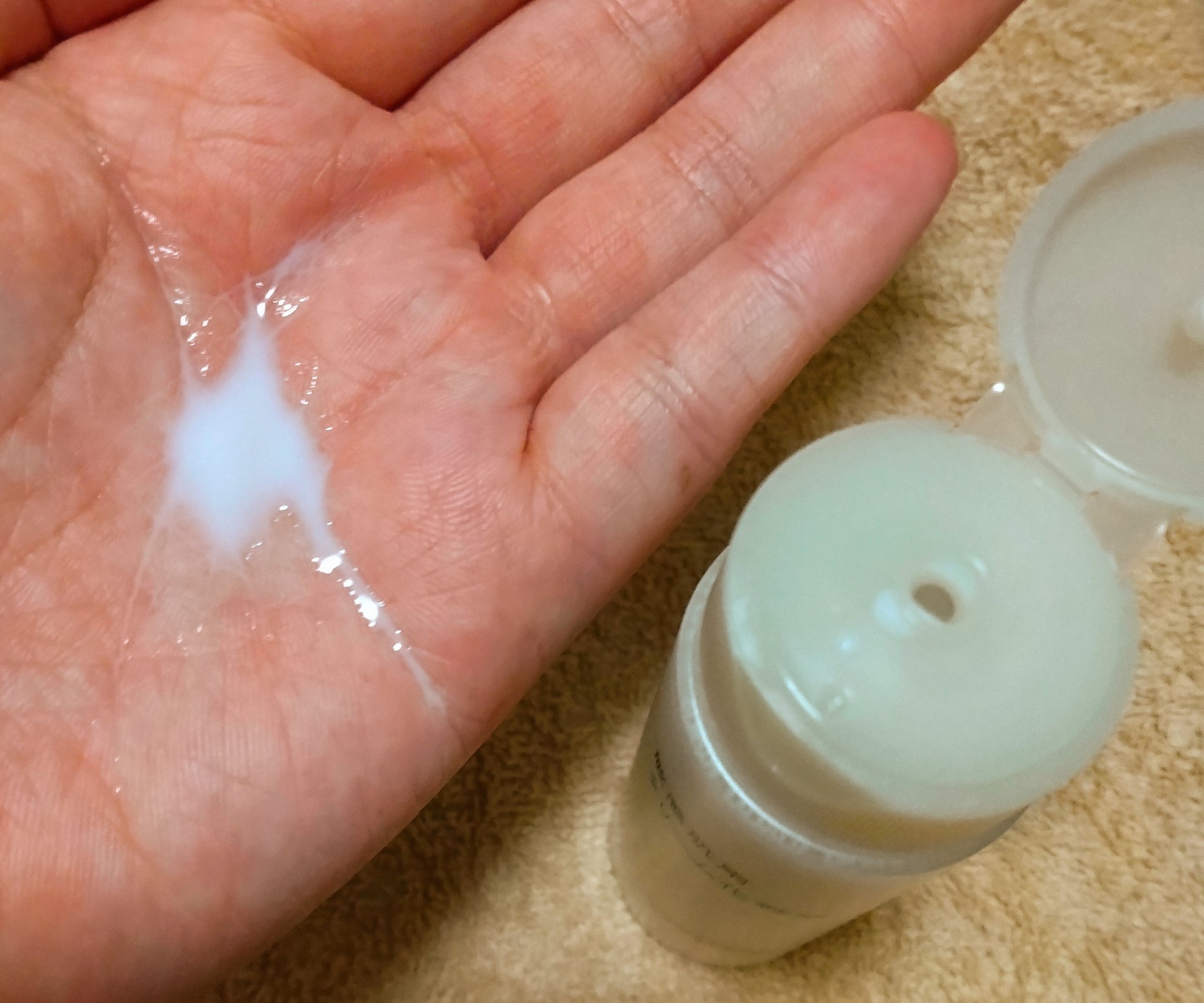 敏感肌用クリーム化粧水/無印良品/化粧水を使ったクチコミ（2枚目）